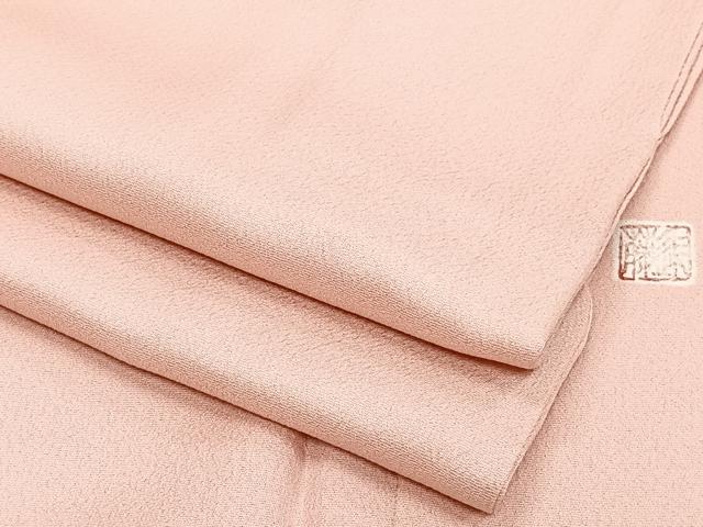 平和屋着物●上質な色無地　水柿色　正絹　逸品　未使用　AABF1330ck 平和屋着物□上質な色無地 作家物 水柿色 正絹 逸品 CABF8124xi