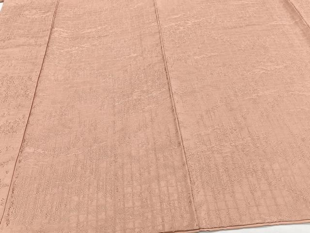 平和屋着物■上質な色無地 樹林地紋 ときがら茶色 正絹 逸品 CABF8134xi