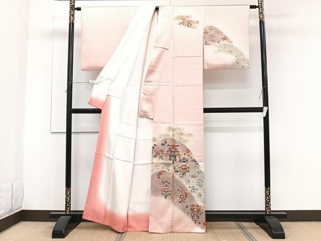 平和屋着物■訪問着 花鳥文 金彩 正絹 逸品 CABF8170xi