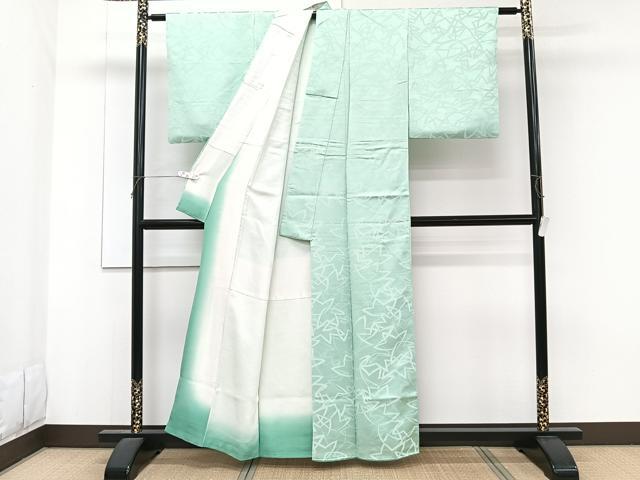 平和屋着物■上質な小紋 幾何学重ね文 正絹 逸品 CABF8194xi