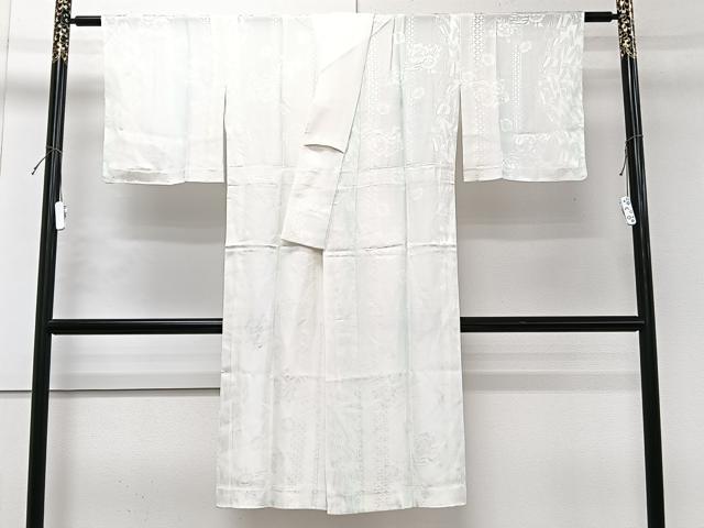 平和屋着物■長襦袢 無双仕立て 地紙草花文 暈し染め 正絹 逸品 CABF8232xi
