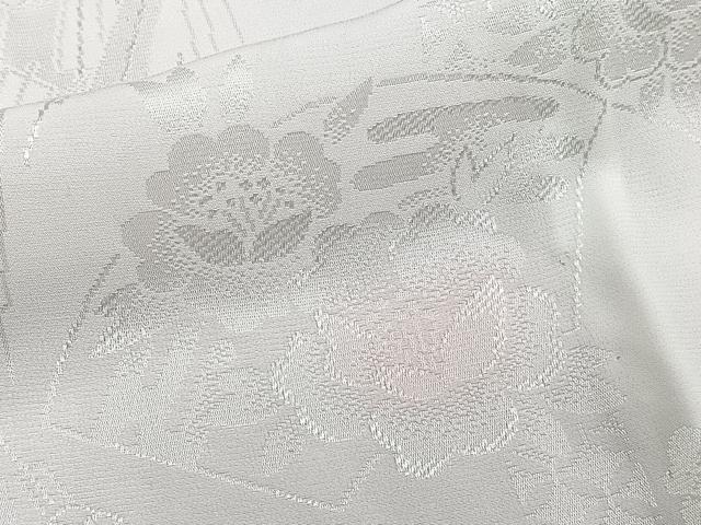 平和屋着物■長襦袢 無双仕立て 地紙草花文 暈し染め 正絹 逸品 CABF8232xi