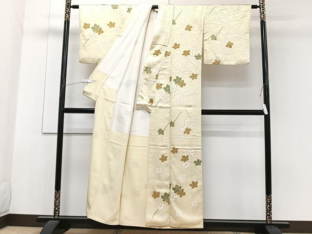 平和屋着物■訪問着 枝花文 正絹 逸品 CABF8277xi