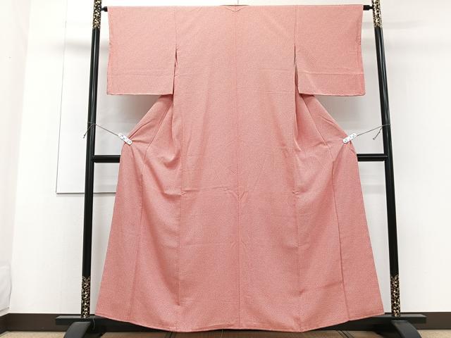 平和屋着物■上質な小紋 小花文 正絹 逸品 未使用 CABF8307xi