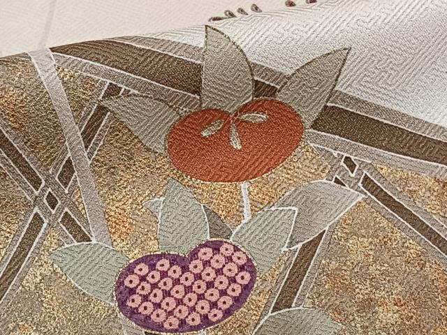 平和屋着物■訪問着 籬枝橘文 金彩 正絹 逸品 CABF8310xi