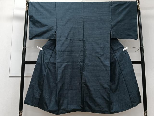 平和屋着物■男性 紬 90亀甲 総詰め 正絹 逸品 CABF8328xi