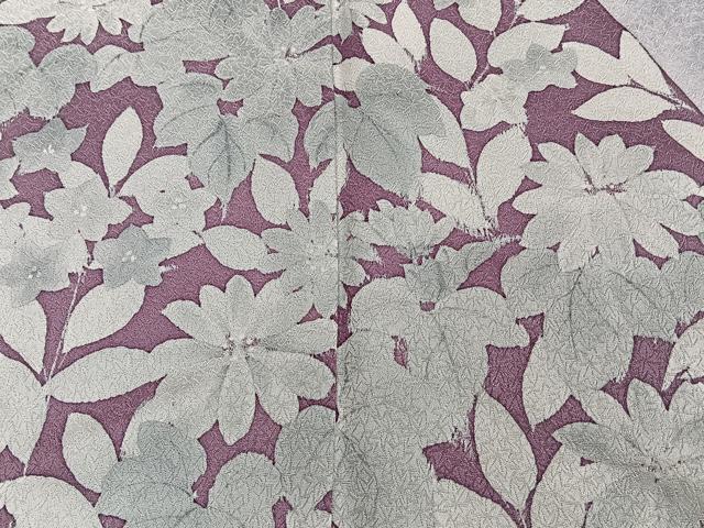 平和屋着物■訪問着 草花文 暈し染め 正絹 逸品 CABF8335xi