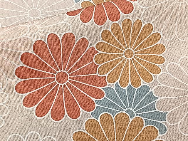 平和屋着物■上質な小紋 花間道 暈し染め 正絹 逸品 CABF8356xi