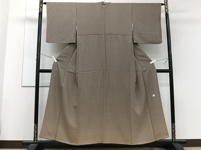 平和屋着物■色留訪問着 作家物 鹿の子文 正絹 逸品 CABF8394xi