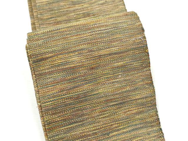 平和屋着物●男性 本場筑前博多織 角帯 霞文 正絹 逸品 CABF8440hy