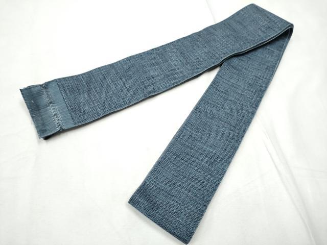 平和屋着物●男性 本場筑前博多織 角帯 霞文 正絹 逸品 CABF8452hy