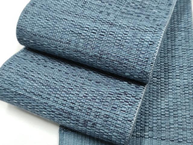 平和屋着物●男性 本場筑前博多織 角帯 霞文 正絹 逸品 CABF8452hy