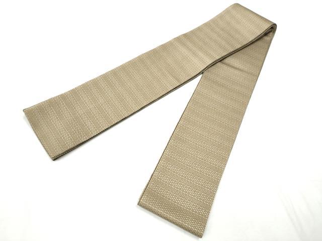 平和屋着物●男性 角帯 宝来織 横段文 正絹 逸品 CABF8484hy
