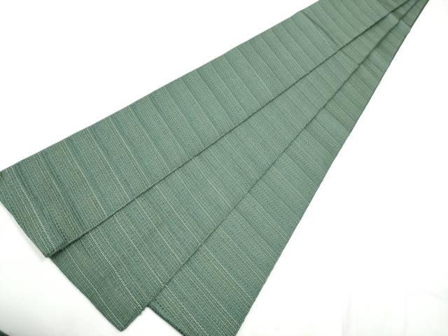 平和屋着物●男性 本場筑前博多織 角帯 横段文 正絹 逸品 CABF8503hy
