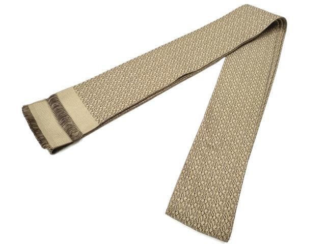 平和屋着物●男性 本場筑前博多織 角帯 霞文 正絹 逸品 CABF8533hy