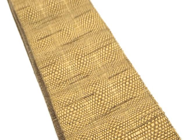 平和屋着物●男性 両面 角帯 霞文 正絹 逸品 CABF8535hy