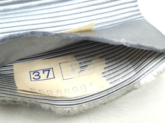 平和屋着物●男性 本場筑前博多織 角帯 横段文 証紙付き 正絹 逸品 CABF8539hy
