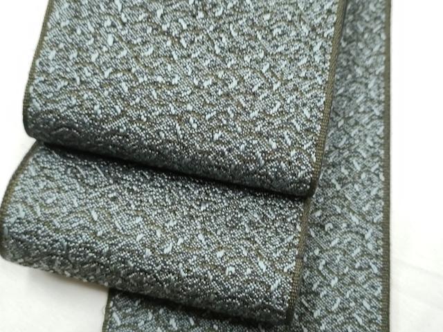 平和屋着物●男性 本場筑前博多織 角帯 霞文 正絹 逸品 CABF8550hy