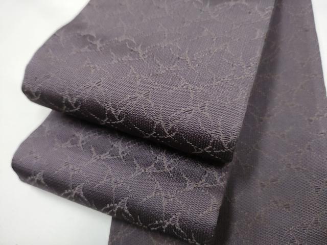 平和屋着物●男性 本場筑前博多織 角帯 抽象文 正絹 逸品 CABF8585hy