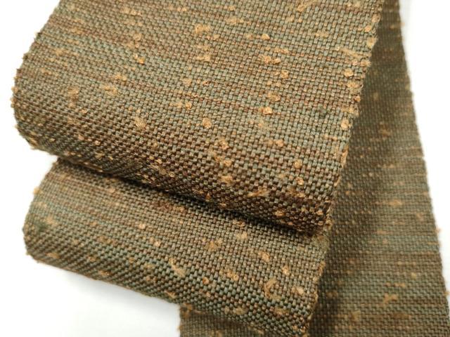 平和屋着物○男性 角帯 紬地 霞文 正絹 逸品 CABF8431hy 平和屋着物