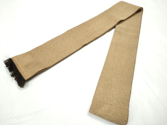 平和屋着物●男性 本場筑前博多織 角帯 霞文 正絹 逸品 CABF8606hy