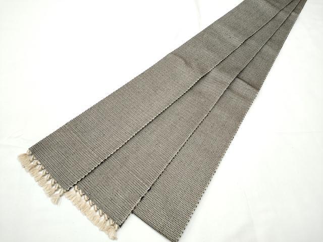 平和屋着物●男性 本場筑前博多織 角帯 霞文 正絹 逸品 CABF8607hy