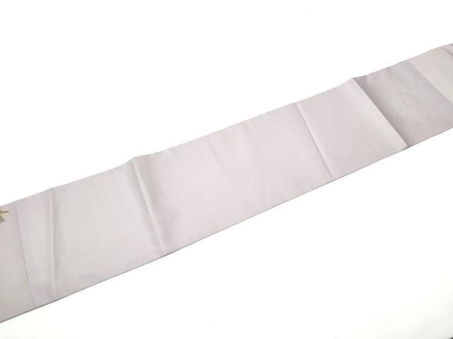 平和屋着物●九寸名古屋帯 枝花文 金彩 正絹 逸品 CABF8683hy