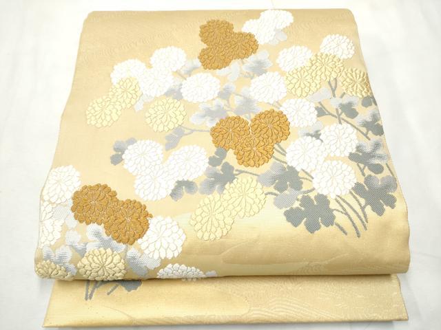 平和屋着物○皇室・伊勢神宮御用 御御帯 山口美術織物 山口弘躬 太鼓柄 