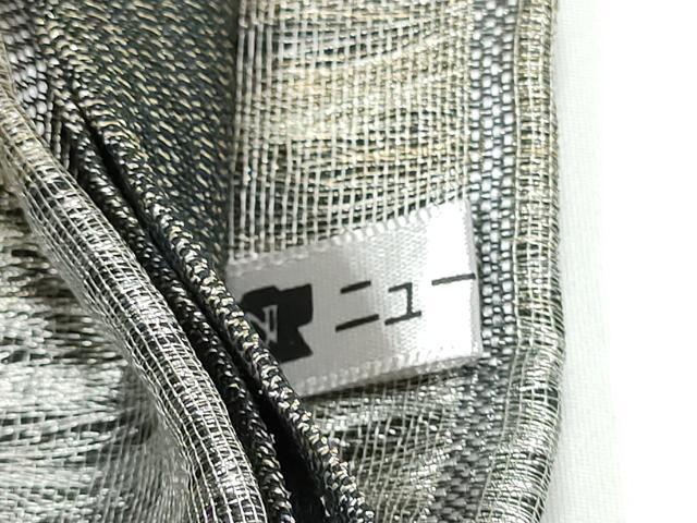 平和屋着物▽両面 六通柄袋帯 スリーシーズン 春夏秋 櫛織 流水文 正絹 逸品 CABF8764hy