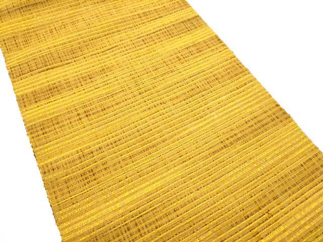 平和屋着物●八寸名古屋帯 紬地 霞文 正絹 逸品 CABF8783hy