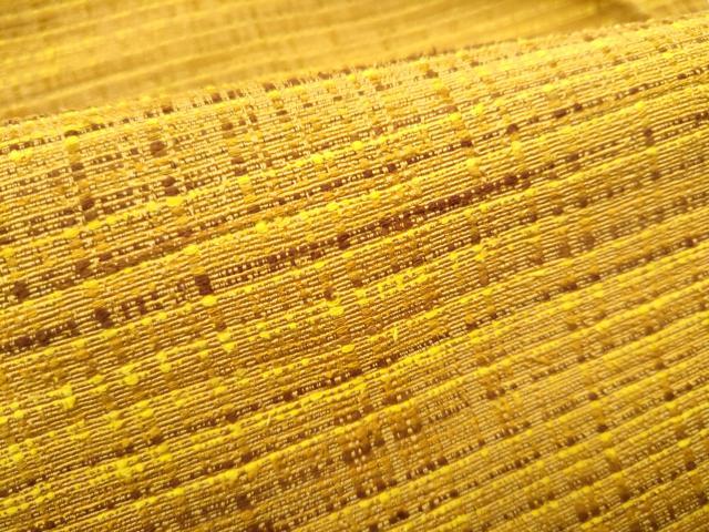 平和屋着物●八寸名古屋帯 紬地 霞文 正絹 逸品 CABF8783hy