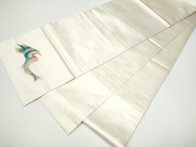 平和屋着物●太鼓柄 京袋帯 作家物 手描き 狩猟文 金彩 正絹 逸品 CABF8796hy