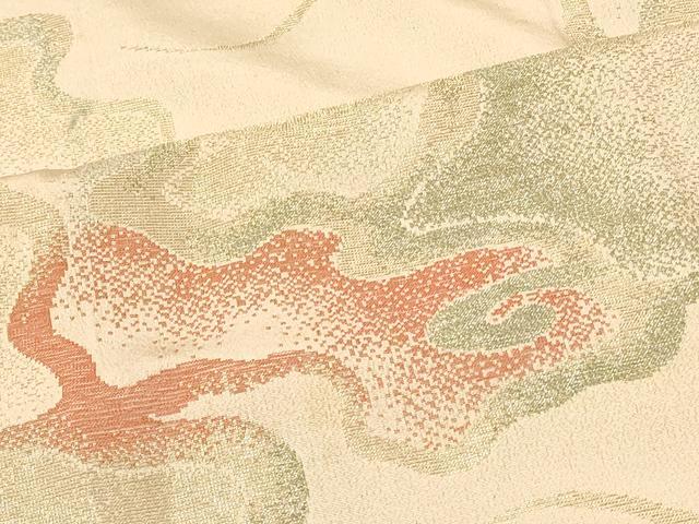 平和屋着物#羽織 寿光織 霞文 金糸 正絹 逸品 未使用 CABF8804in