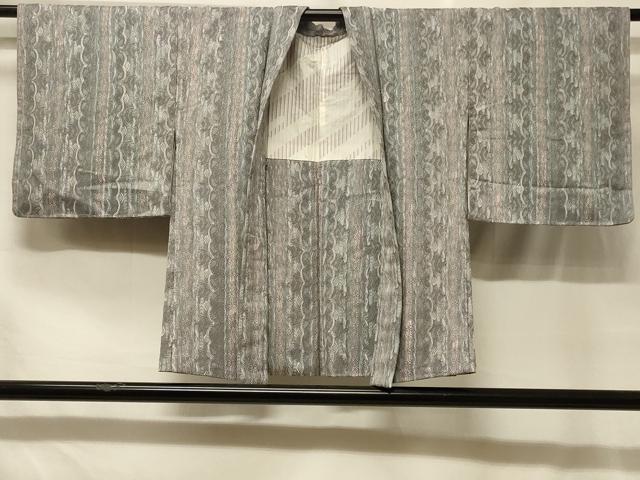平和屋着物#羽織 天目織 間道 正絹 逸品 未使用 CABF8817in
