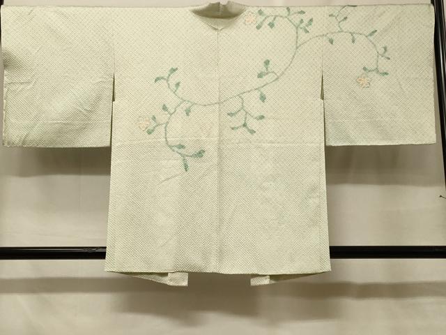 平和屋着物#羽織 総絞り 枝花文 正絹 逸品 未使用 CABF8859in