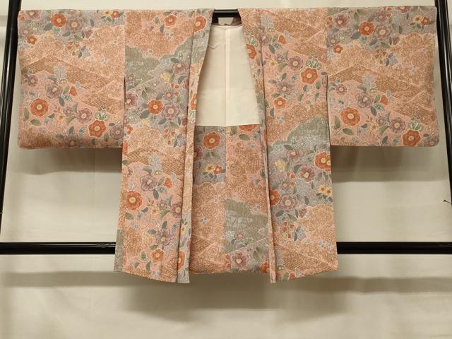 平和屋着物#羽織 辻が花 金彩 鬼しぼ縮緬 正絹 逸品 未使用 CABF8860in