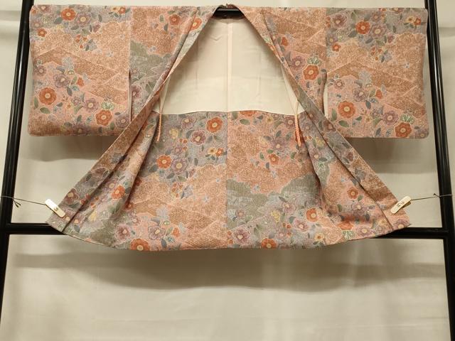 平和屋着物#羽織 辻が花 金彩 鬼しぼ縮緬 正絹 逸品 未使用 CABF8860in