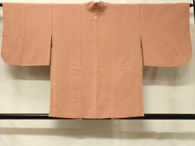 平和屋着物#羽織 色無地 曙色 鬼しぼ縮緬 正絹 逸品 CABF8882in