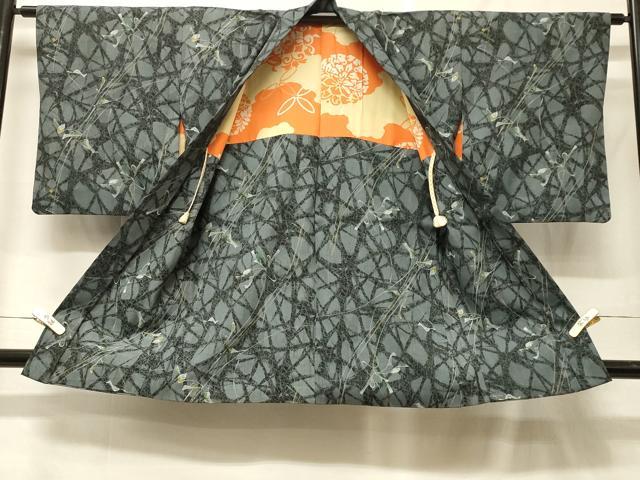 平和屋着物#羽織 抽象文 正絹 逸品 CABF8908in