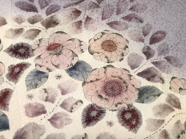 平和屋着物#道行コート 辻が花 暈し染め 正絹 逸品 CABF8920in