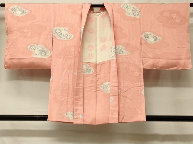 平和屋着物#羽織 地紋起こし 花唐草文 正絹 逸品 未使用 CABF8925in