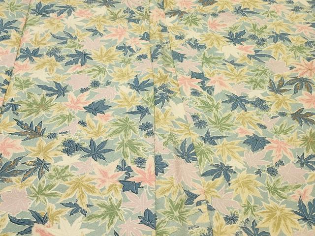 平和屋着物#羽織 草花文 金彩 正絹 逸品 CABF8927in