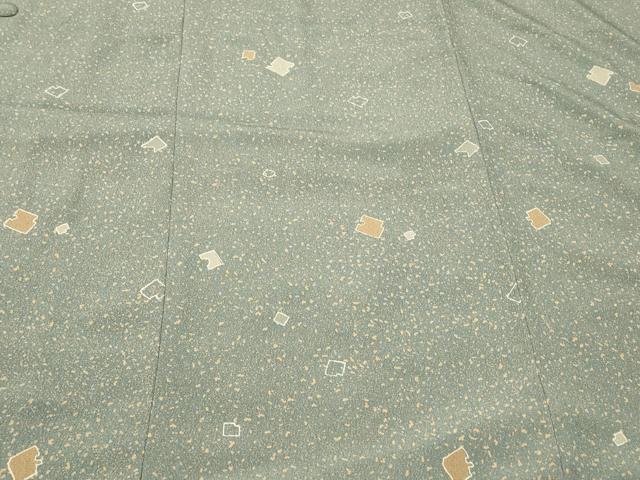 平和屋着物#道行コート 破れ色紙文 たたき染め 正絹 逸品 CABF8938in