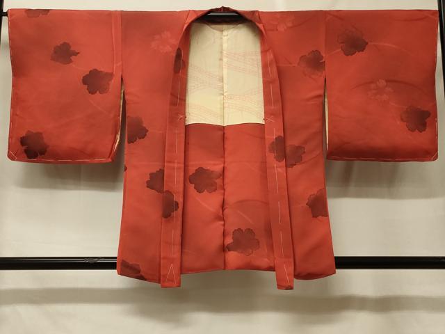平和屋着物#羽織 地紋起こし 草花文 正絹 逸品 未使用 CABF8969in