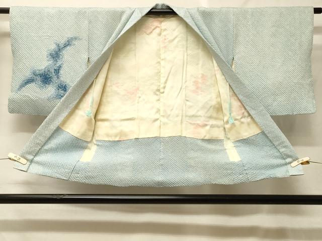 平和屋着物#羽織 総絞り 草花文 正絹 逸品 CABF8975in