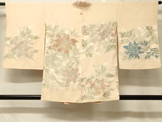 平和屋着物#羽織 寿光織 草花文 金糸 正絹 逸品 CABF8977in