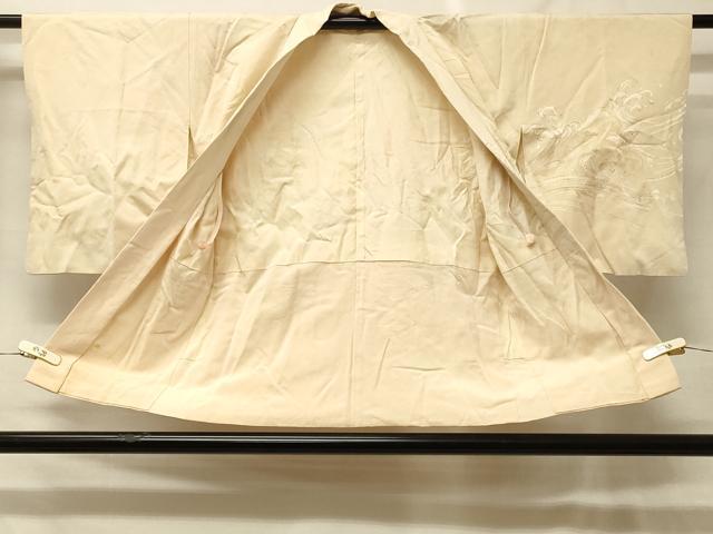 平和屋着物#羽織 寿光織 立波文 金糸 正絹 逸品 CABF8978in