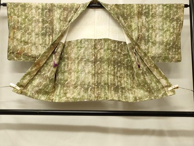 平和屋着物#羽織 亀甲つなぎ 暈し染め 正絹 逸品 CABF8987in