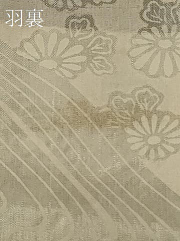 平和屋着物#羽織 風景文 黒地 金銀糸 正絹 逸品 CABF8991in