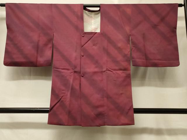 平和屋着物#道行コート 斜線文 暈し染め 高島屋扱い 正絹 逸品 CABF8999in